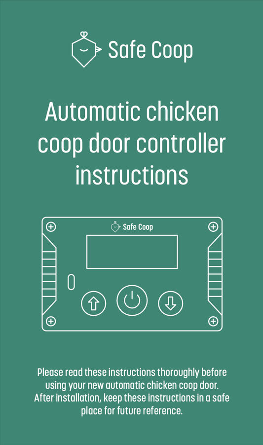 Safe Coop® door controller instructions